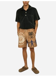 oas pantalon corto hombre helios canvas shorts - 500803 helios