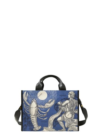 inoui editions handbag mujer bag sac nomade astrologie - ma19na04 blue bleu