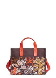 inoui editions handbag mujer bag sac nino jardin de sirenes dom robert - ma19nj11 brown marron