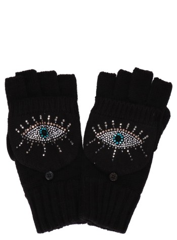 kurt geiger guantes mujer evil eye mitten - 0718300979 00