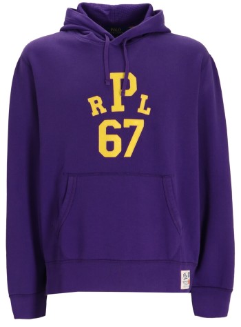 polo ralph lauren sudadera hombre pohoodm2-long sleeve-sweatshirt - 710950758001 chalet purple
