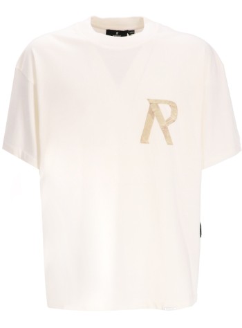 represent camiseta hombre masking tape initial t-shirt - mlm4208 flat white