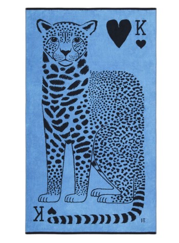 inoui editions beach unisexbeach towel drap de plage 100 king - de17skin04 blue bleu