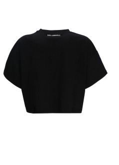 karl lagerfeld top mujer reversible sequins t-shirt - 246w1708 999