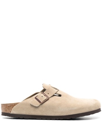 birkenstock clog manboston sfb - 560773 taupe