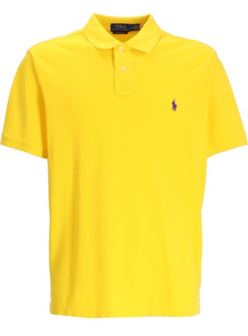 polo ralph lauren polo hombre sskccmslm1-short sleeve-knit - 710680784395 lemon rind c5989