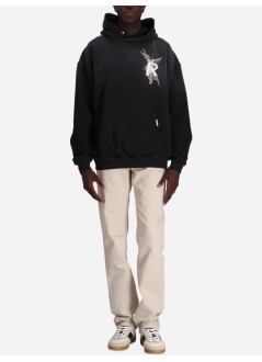 represent sweater manarchangel hoodie - mlm4238 stained black