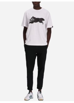 icecream t-shirt manwoodgrain running dog t-shirt - ic24345 white