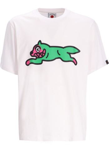 icecream t-shirt manrunning dog t-shirt - ic24351 white