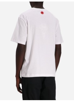 icecream t-shirt manrunning dog t-shirt - ic24351 white