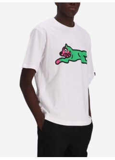 icecream t-shirt manrunning dog t-shirt - ic24351 white
