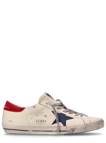 golden goose sneaker mansuper star nappa upper leather star nabuk heel metal letter - gmf00101f006839 10317