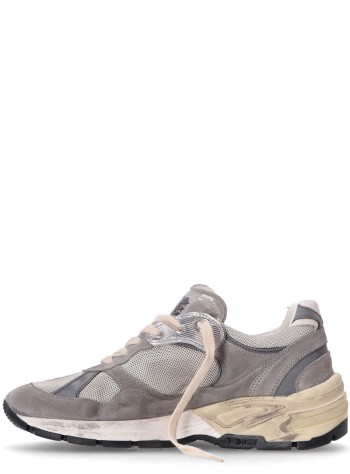 golden goose sneaker mujer running dad net upper suede toe and spur leather star - gwf00558f00494460379 60379 2