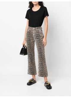 ganni pant  womanprint denim - j1059 943
