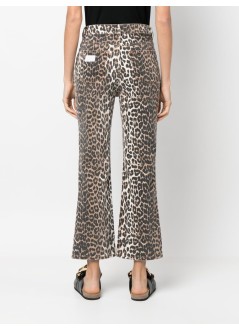 ganni pant  womanprint denim - j1059 943