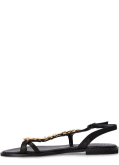 kotris sandals sandalia mujer olive leaves - k870 black