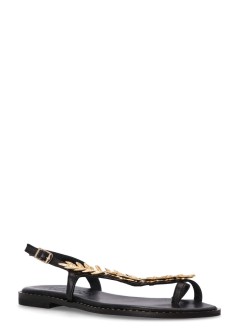kotris sandals sandalia mujer olive leaves - k870 black