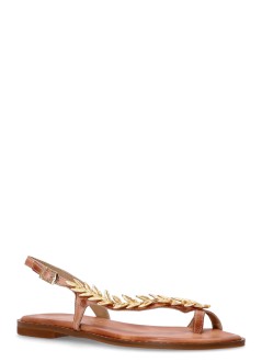 kotris sandals sandalia mujer olive leaves - k870 natural