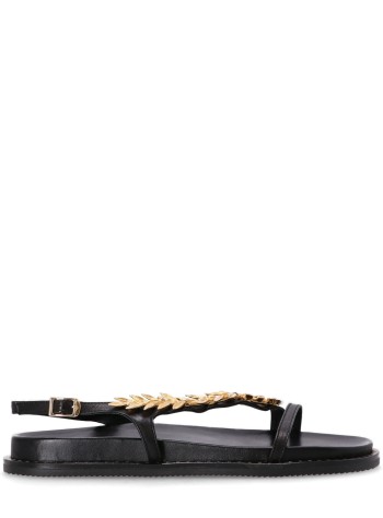 kotris sandals sandal womanolive leaves - 14870 black