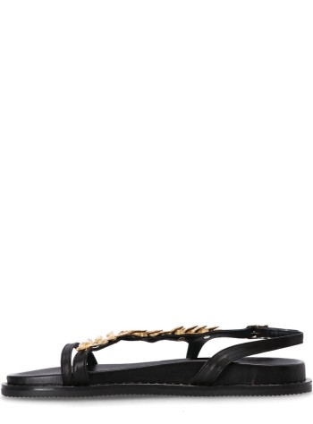 kotris sandals sandalia mujer olive leaves - 14870 black 2