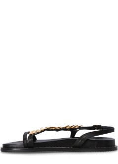 kotris sandals sandal womanolive leaves - 14870 black
