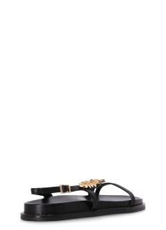 kotris sandals sandal womanolive leaves - 14870 black