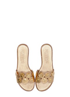 kotris sandals sandalia mujer vachetta sandals - 04856 gold