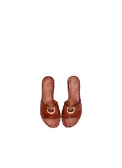 kotris sandals sandalia mujer lucky charm - 04403 caramel