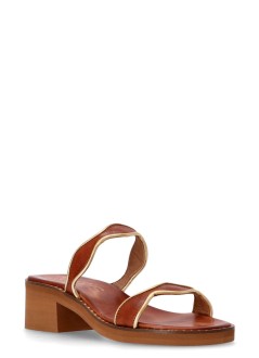 kotris sandals sandal womaneasy heel kymata - 15027 caramel