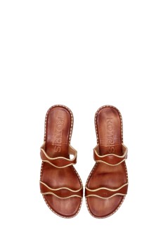 kotris sandals sandal womaneasy heel kymata - 15027 caramel