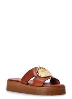 kotris sandals sandalia mujer platform faistos - 18630d caramel