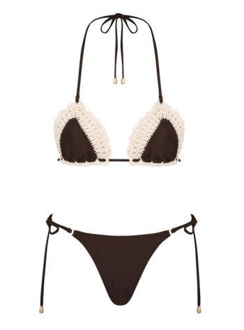 zimmermann bikini 2piezas mujer acacia crochet tri bikini - 1061wrs252 cho