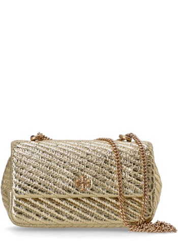 tory burch clutch mujer kira metallic moto quilt mini flap bag - 161916700 700