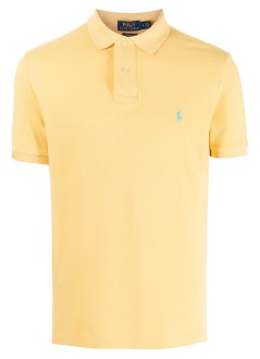 polo ralph lauren polo mansskccmslm1-short sleeve-knit - 710782592021 corn yellow c6103