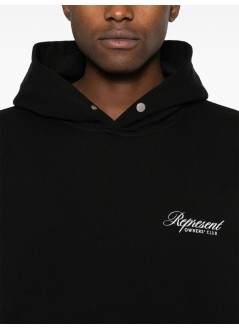 represent sweater manrepresent owners club script hoodie - ocm41200 black