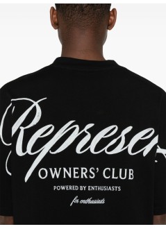 represent t-shirt manrepresent owners club script t-shirt - ocm41201 black