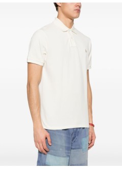 polo ralph lauren polo mansskccmslm1-short sleeve-knit - 710680784372 parchment cream c8634