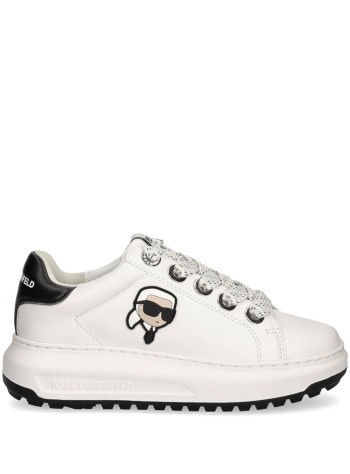 karl lagerfeld sneaker womankapri lug karl nft lo lace - kl67530 011