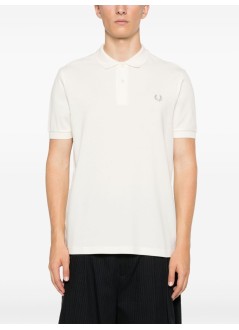 comme des garçons shirt polo manmens t-shirt knit - fnt501bw24 ecru