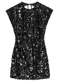 ganni dress womanvelvet sequins mini dress - t4045 099