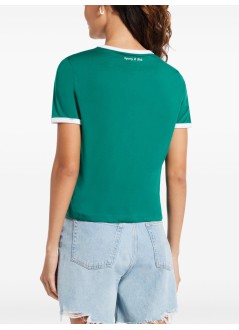 sporty & rich top womanwellness club ringer tee - to073516010gr03 3710