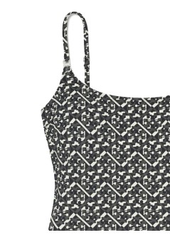 tory burch swimsuit womanprinted gemini tank suit - 164485007 007