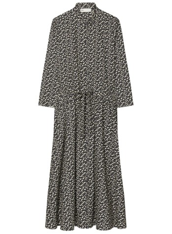 tory burch vestido mujer printed poplin shirtdress - 164583007 007