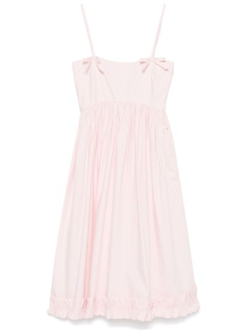 Cotton Poplin Strap Dress