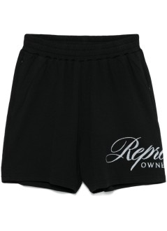 represent short pant manrepresent owners club script mesh shorts - ocm41247 black