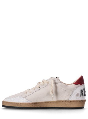 golden goose sneaker hombre ball star nappa upper suede toe and spur leather star nabuk - gmf00117f006777 12155 2