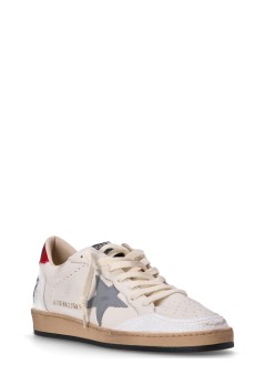 golden goose sneaker hombre ball star nappa upper suede toe and spur leather star nabuk - gmf00117f006777 12155