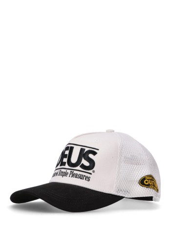 deus ex machina cap manpodium trucker - dmf247591 dirty white