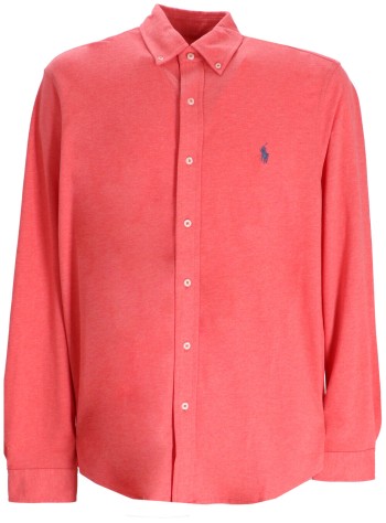 polo ralph lauren camiseria hombre lsfbbdm5-long sleeve-knit - 710654408136 highland rose hthr c7532