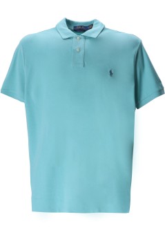 polo ralph lauren polo hombre sskccmslm1-short sleeve-knit - 710680784407 deep seafoam c7540